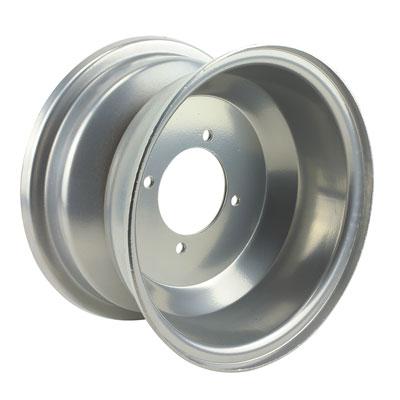 Rim 8.0 x 4.75 Inch - 4 Bolt - Silver - Front - Version 18 - VMC Chinese Parts
