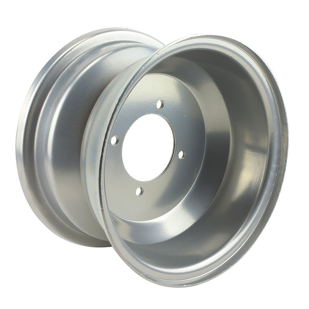 Rim 8.0 x 4.75 Inch - 4 Bolt - Silver - Front - Version 18 - VMC Chinese Parts