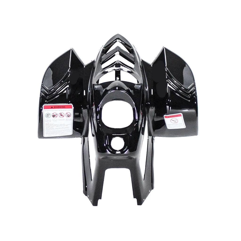 ATV Body Fender Kit - 2 Piece - Black Shiny - Tao Tao ATA110B, Boulder B1 - VMC Chinese Parts