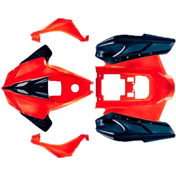 ATV Body Fender Kit - 9 Piece - Red - Tao Tao ATA125G Cheetah - VMC Chinese Parts