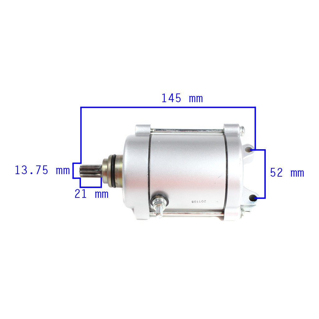 Starter - 11 Spline - 2 Bolt - 250cc Engine - Version 4 - VMC Chinese Parts