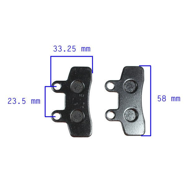 Brake Pad Set - Apollo, Orion, SSR, Tao Tao DB17 Dirt Bikes - VMC Chinese Parts