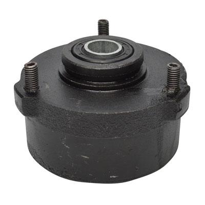 Brake Drum and Wheel Hub Assy - (3) 8mm Studs - 6 Inch or 7 Inch Tires - Tao Tao ATA110B, Coolster 3050C - VMC Chinese Parts