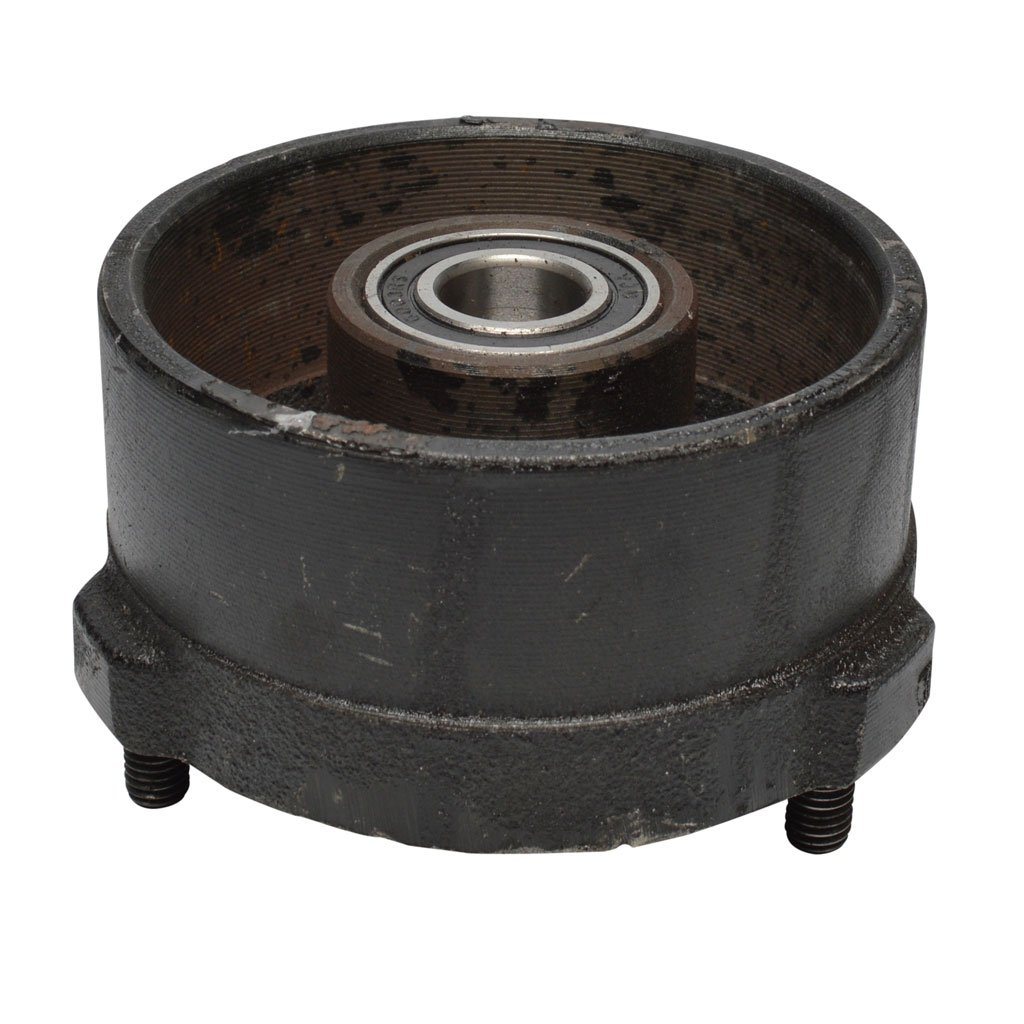 Brake Drum and Wheel Hub Assy - (3) 8mm Studs - 6 Inch or 7 Inch Tires - Tao Tao ATA110B, Coolster 3050C - VMC Chinese Parts