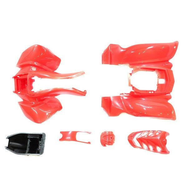 ATV Body Fender Kit - 6 piece - Red - VX Style - VMC Chinese Parts