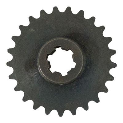Front Sprocket 25-25 Tooth - Pocket Bike, Scooter, Mini Chopper used with #25 Chain - VMC Chinese Parts