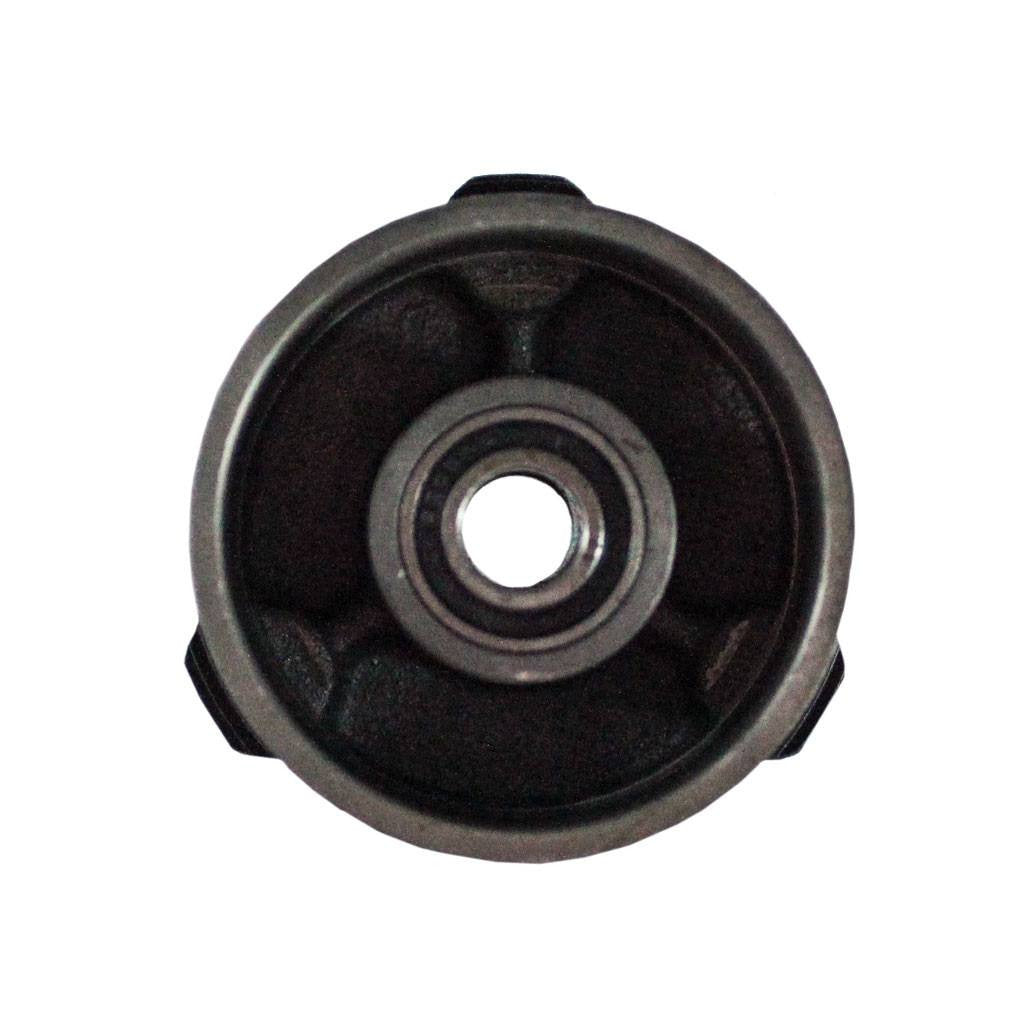 Brake Drum and Wheel Hub Assy - (3) 8mm Studs - 6 Inch or 7 Inch Tires - Tao Tao ATA110B, Coolster 3050C - VMC Chinese Parts