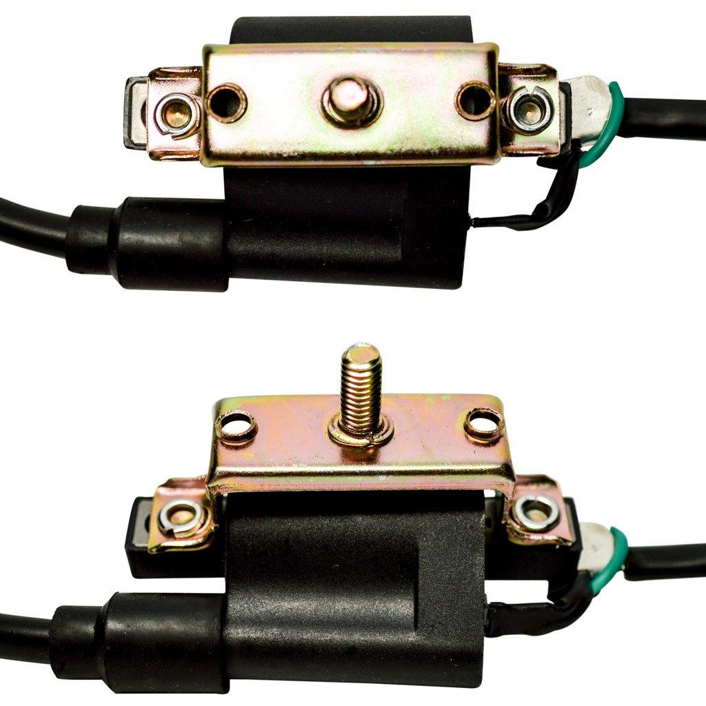 Ignition Coil with Metal Spark Plug Cap - Apollo Mini Commander 110 ATV - VMC Chinese Parts