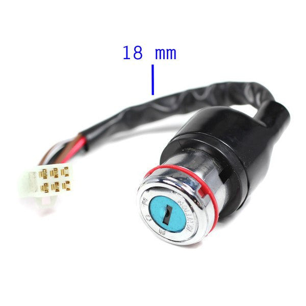 Ignition Key Switch - 6 Wire - Version 47 - VMC Chinese Parts