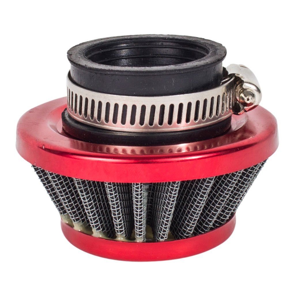 Air Filter - 35mm ID - RED - 50cc-110cc - Version 3501 - VMC Chinese Parts