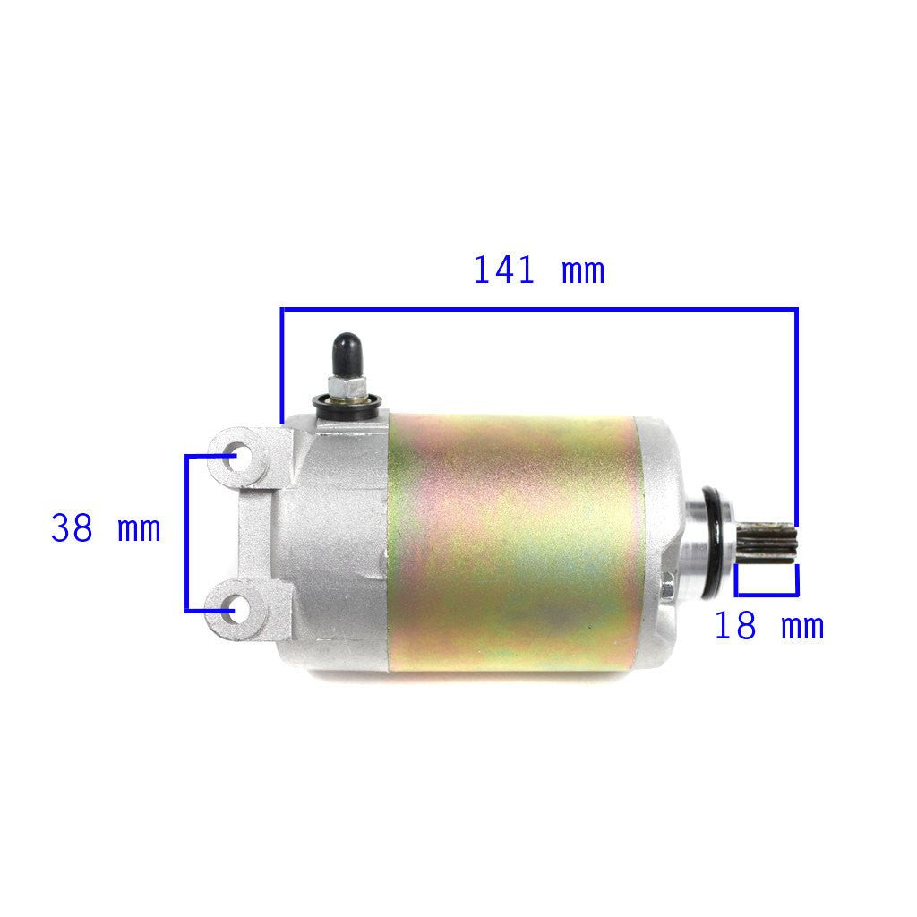 Starter - 9 Spline - 2 Bolt - 250cc Engine - Version 11 - VMC Chinese Parts
