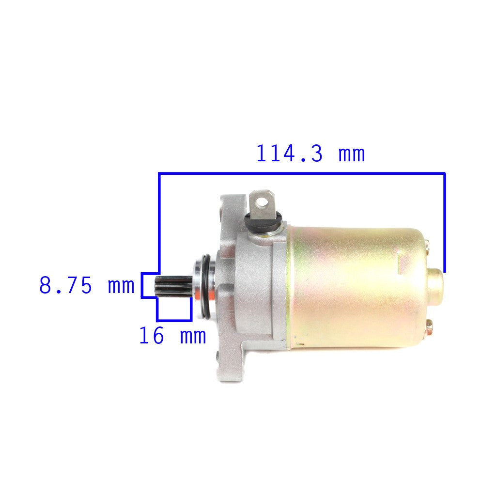 Starter - 9 Spline - 2 Bolt - 2-Stroke 90cc - Version 26 - VMC Chinese Parts