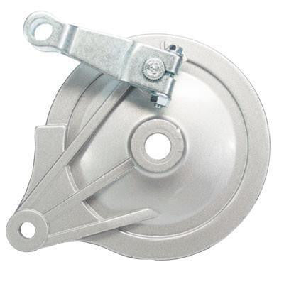 Brake Assy - Drum with Backing Plate & Shoes for Coleman 196cc Mini Bikes - Version 200