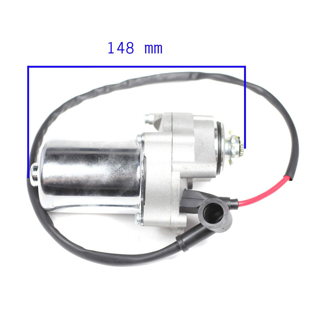 Starter - 12 Tooth - 2 Bolt - Bottom Mount - 110cc 125cc - Version 8 - VMC Chinese Parts