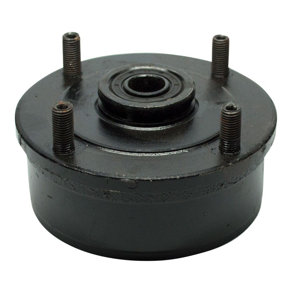Brake Drum and Wheel Hub Assy - (4) 10mm Studs - 10.0 Inch Tires - Tao Tao ATA150D, Bull 150, Rhino 250 - VMC Chinese Parts