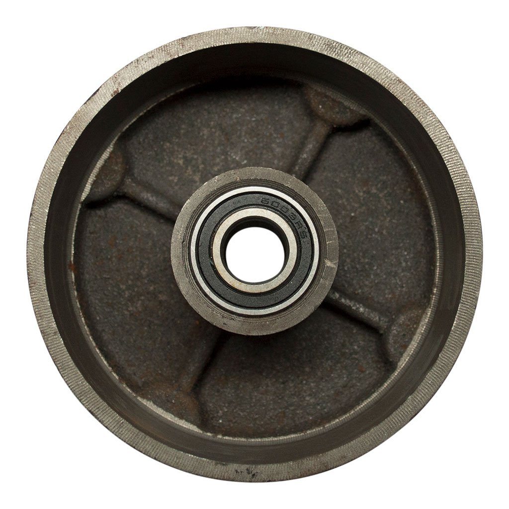 Brake Drum and Wheel Hub Assy - (4) 10mm Studs - 10.0 Inch Tires - Tao Tao ATA150D, Bull 150, Rhino 250 - VMC Chinese Parts