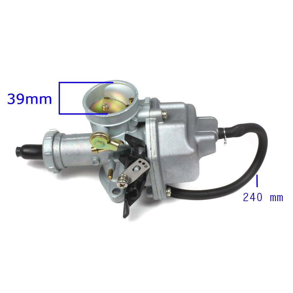 Carburetor - PZ27 - Hand Choke - 125cc, 150cc, 200cc, 250cc - Version 4 - VMC Chinese Parts