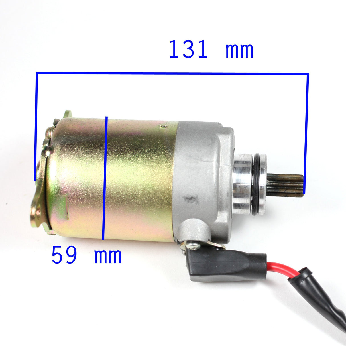 Starter - 9 Spline - 2 Bolt - GY6 125cc 150cc - ATV Go-Kart Scooter - VMC Chinese Parts