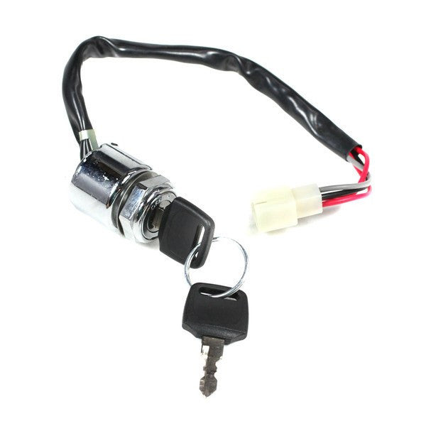 Ignition Key Switch - 4 Wire - Brancho 50cc - 110cc - Version 16 - VMC Chinese Parts
