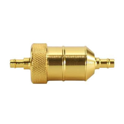 Fuel Filter - 1/4 Inch - Gold Metal CNC - VMC Chinese Parts
