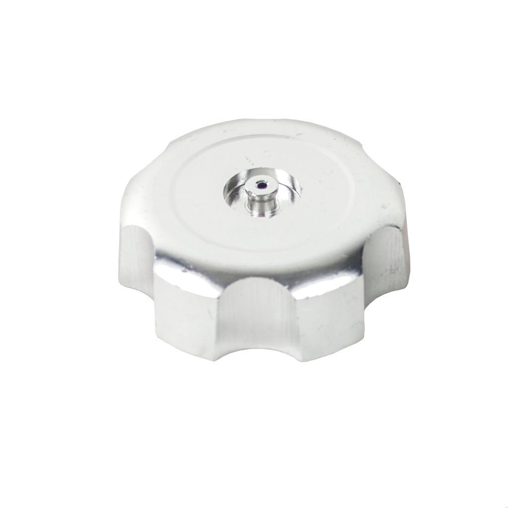 Gas Tank Cap - 40mm - Metal - SILVER - Version 49 - VMC Chinese Parts