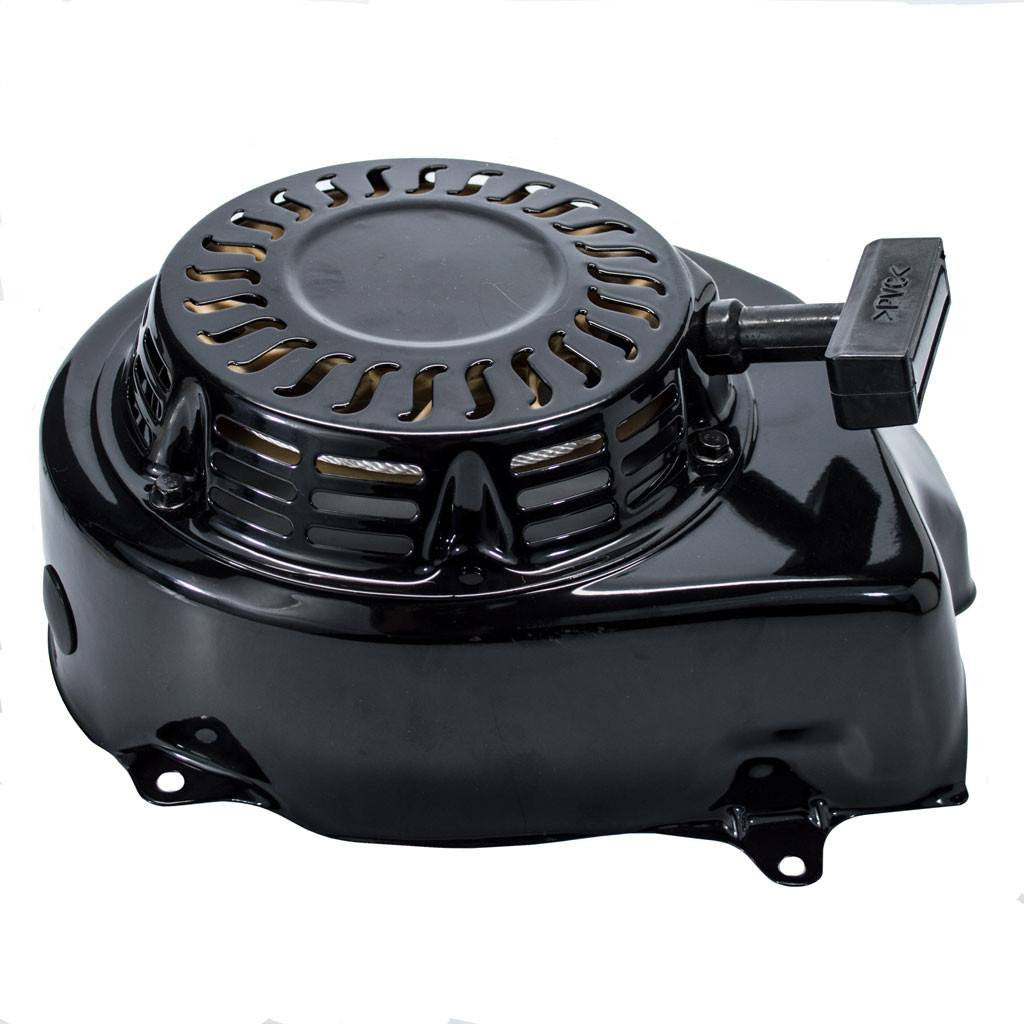 Recoil Pull Start with Fan Hood - Metal - 5.5hp and 6.5hp Mini Bikes, Mini Baja Warrior, Coleman CT200U - VMC Chinese Parts