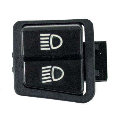 Headlight Dimmer Switch - 3 Spade Connector - Scooters and Go-Karts - VMC Chinese Parts