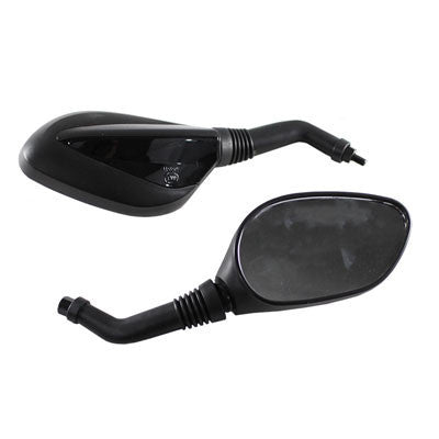 Scooter Rear View Mirror Set - Black - Version 41 - VMC Chinese Parts