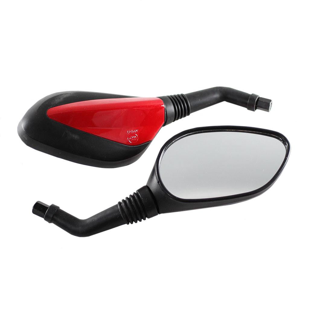 Scooter Rear View Mirror Set - Red - Version 43 - VMC Chinese Parts