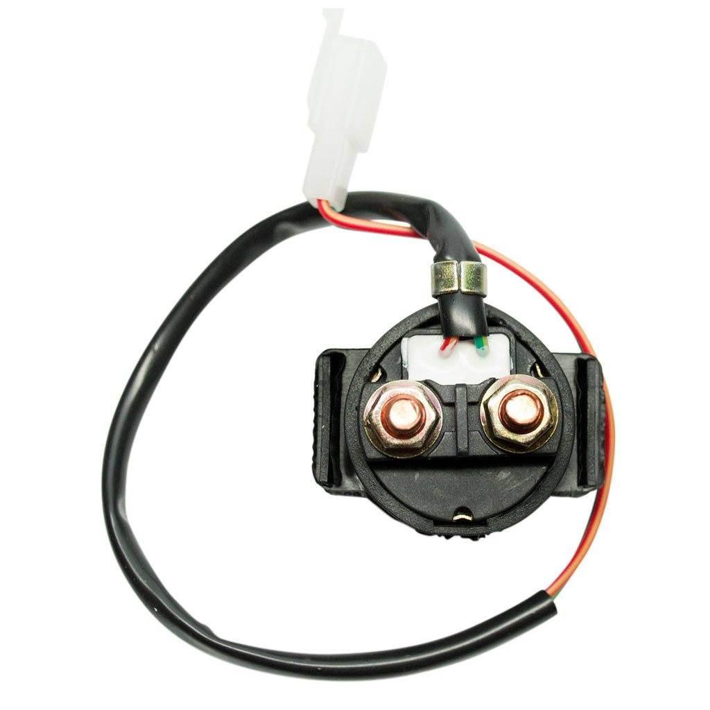 Starter Relay Solenoid with 2-Wire Male Plug - 12 Inch Pigtail - Version 14 - VMC Chinese Parts
