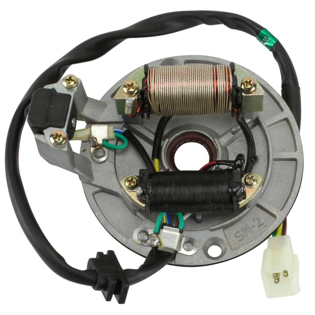 Stator Magneto - 2 Coil - Tao Tao DB17 Motorcycle - Version 52 - VMC Chinese Parts