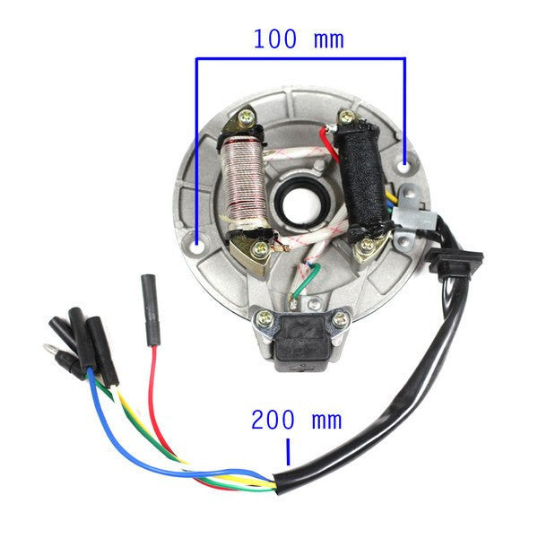 Stator Magneto - 2 Coil - 50cc-125cc - Version 10 - VMC Chinese Parts