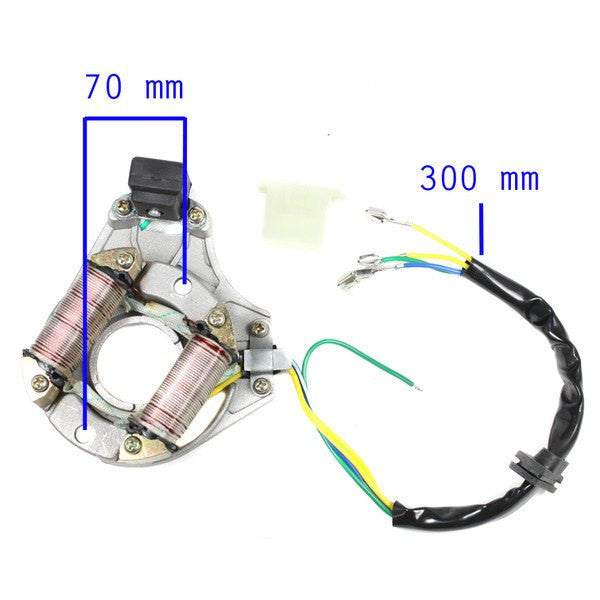 Stator Magneto - 2 Coil - 50cc-125cc - Version 35 - VMC Chinese Parts