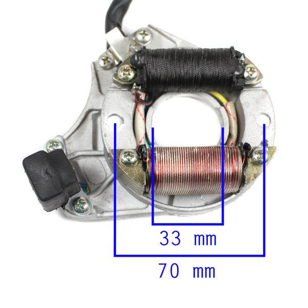 Stator Magneto - 2 Coil -  Version 37 - VMC Chinese Parts