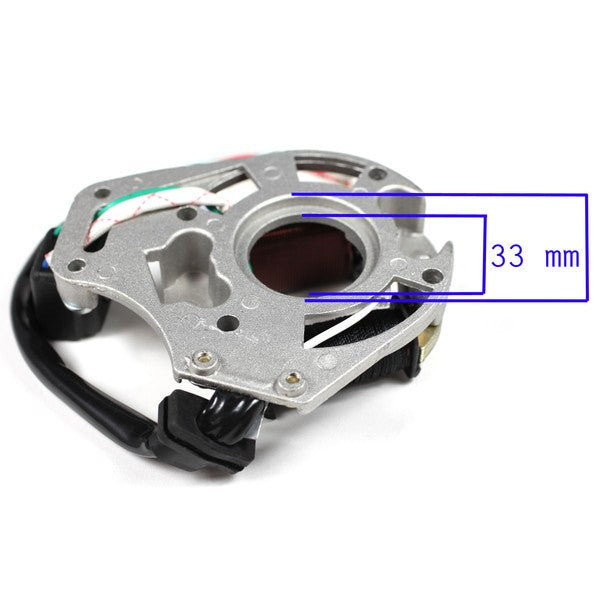 Stator Magneto - 2 Coil - 50cc-125cc - Tao Tao ATA110B, ATA125D, ATA135D, Cheetah and More! - VMC Chinese Parts