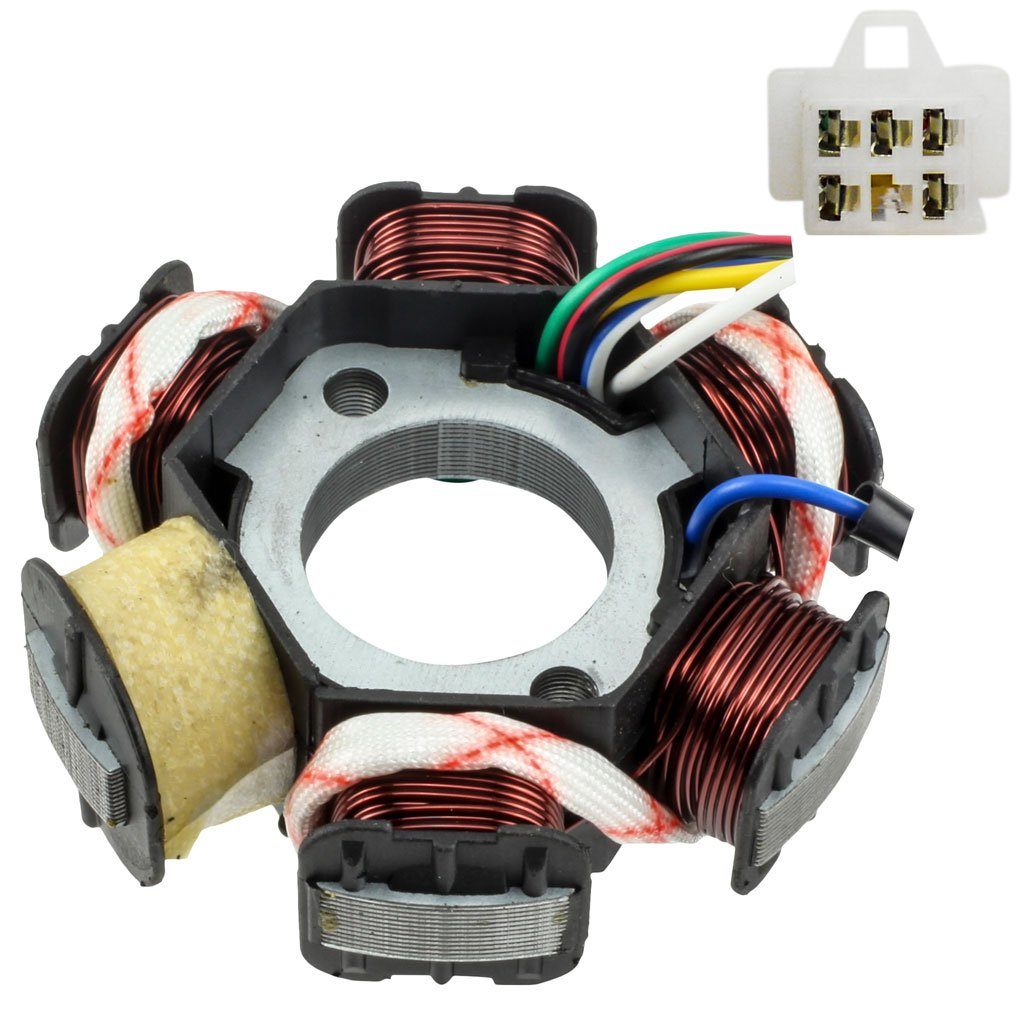 Stator Magneto - 6 Coil - 110cc-125cc - Version 5 - VMC Chinese Parts
