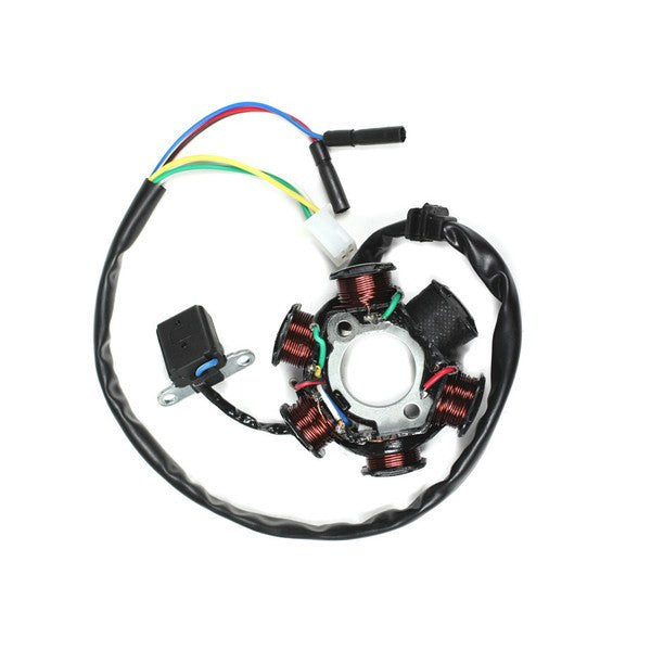 Stator Magneto - 6 Coil, 5 Wire - GY6 125cc 150cc - Version 23 - VMC Chinese Parts