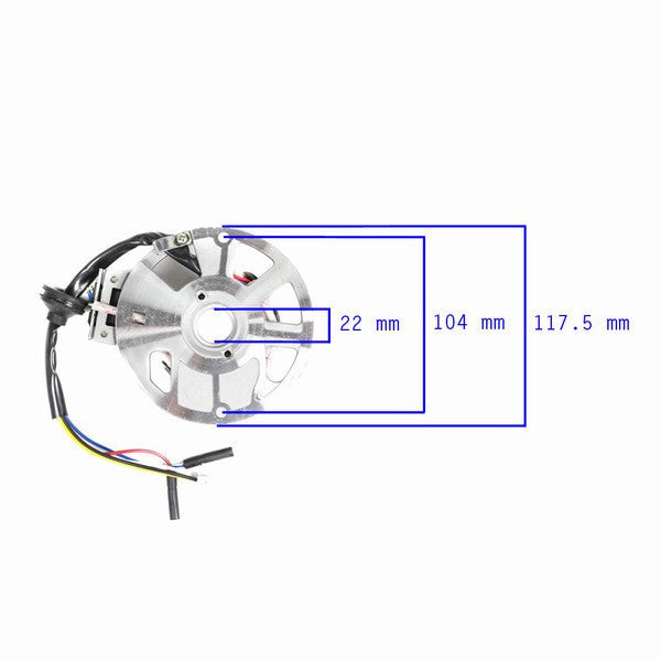 Stator Magneto - 7 Coil - 2 Stroke - Version 29 - VMC Chinese Parts