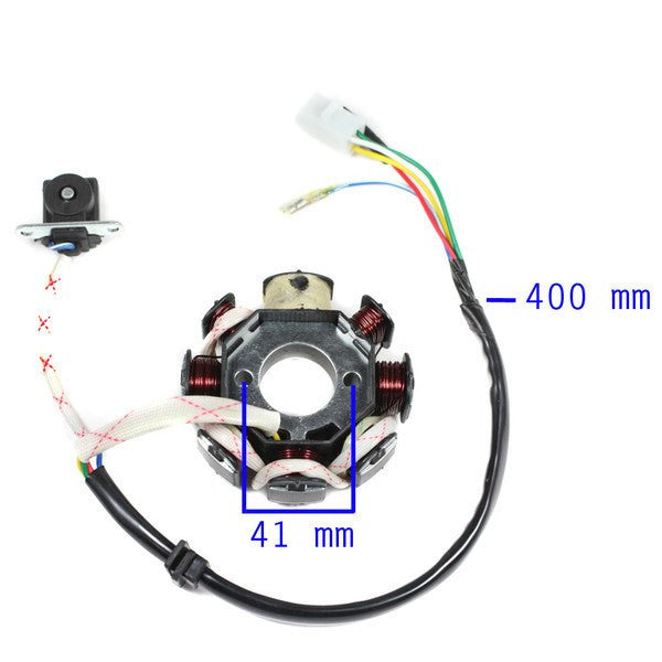 Stator Magneto - 8 Coil - GY6 150cc - Version 13 - VMC Chinese Parts