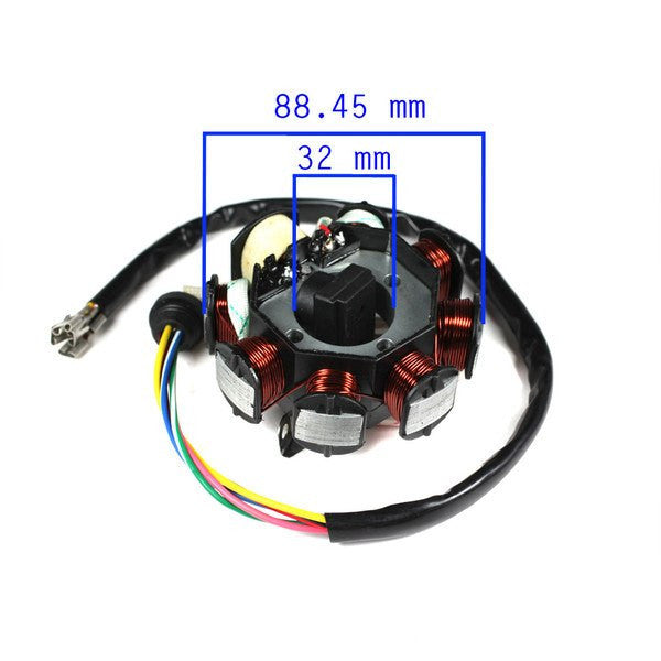 Stator Magneto - 8 Coil - CG200 CG250 - Version 6 - VMC Chinese Parts