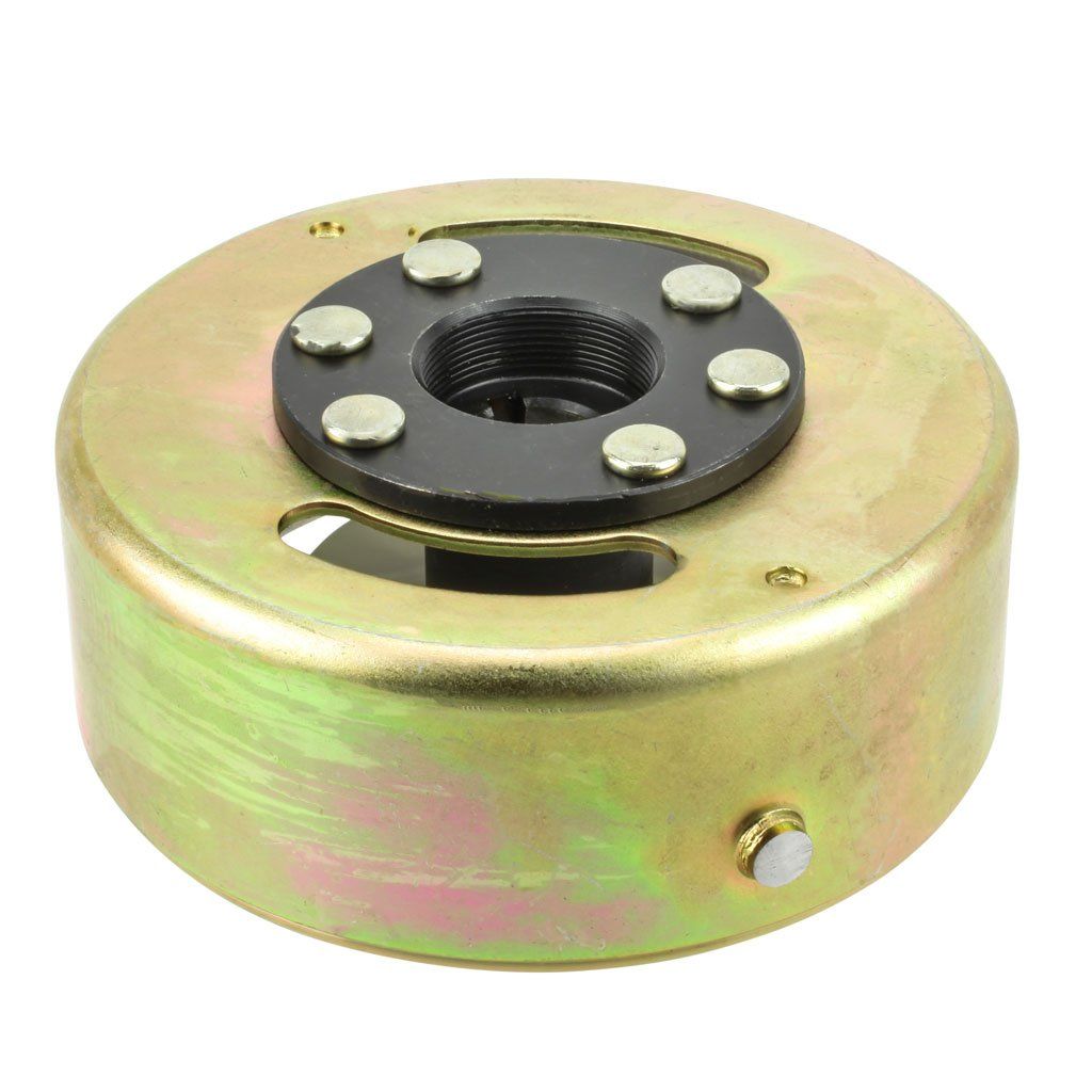 Stator Magneto With Matching Flywheel - 2 Coil - 50cc 70cc 90cc 100cc 110cc 125cc Horizontal Engine - VMC Chinese Parts