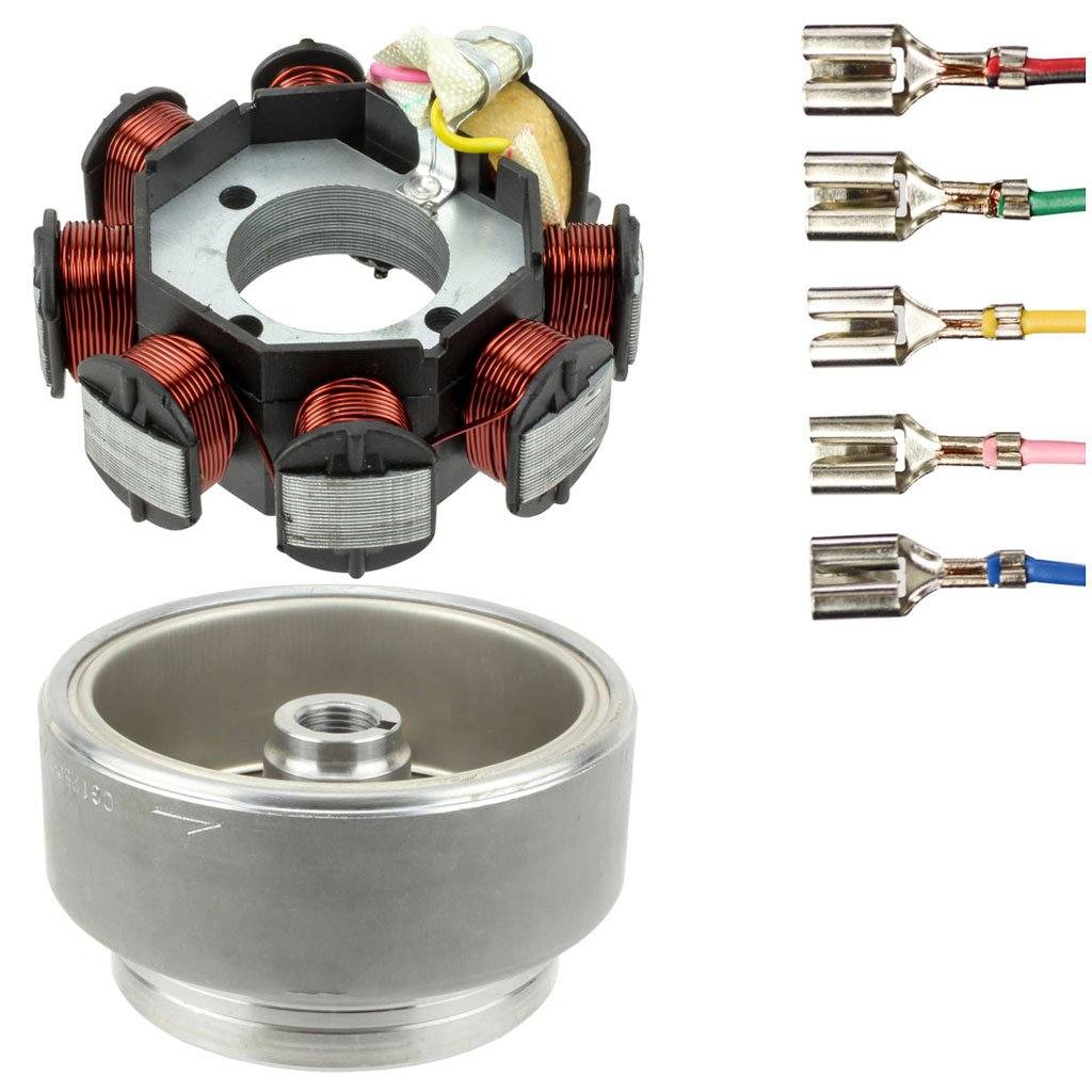 Stator Magneto with Matching Flywheel - 8 Coil - 150cc 200cc 250cc - VMC Chinese Parts