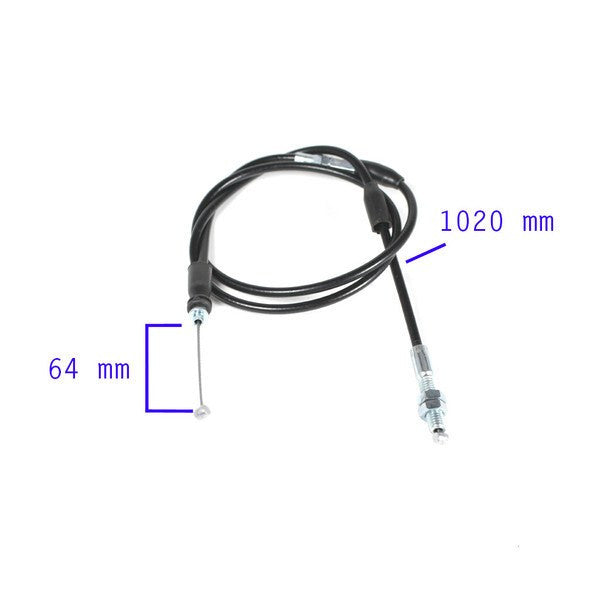 Throttle Cable - 40.0 Inch - GY6-150 - Version 11 - VMC Chinese Parts