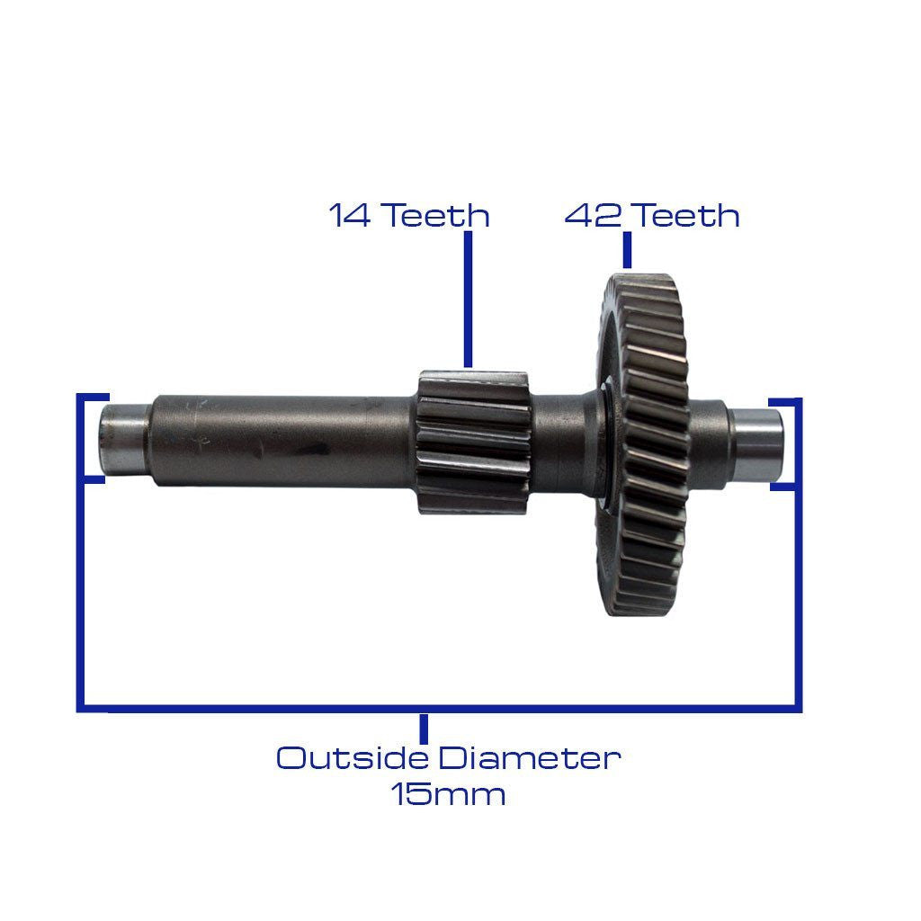 Transmission Gear Set - 136.5mm Long - Mountopz 150 UT - VMC Chinese Parts