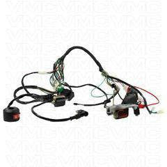 Complete Electrical ATV Wiring Harness 50cc - 125cc