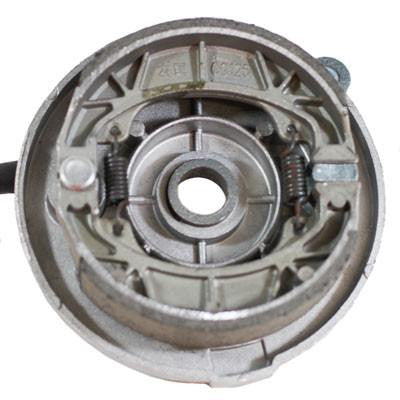 Brake Assy - RIGHT - 5.0 Inch Drum with Backing Plate and Shoes - Version 01R - VMC Chinese Parts