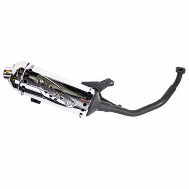 Exhaust System / Muffler for Tao Tao Powermax PMX150 Scooter - Version 21 - VMC Chinese Parts