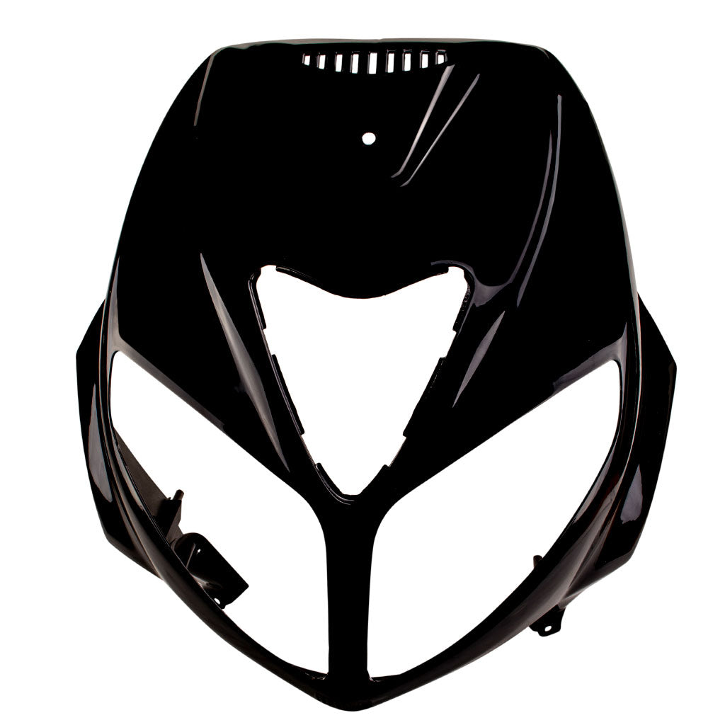 Face Panel / Headlight Housing Panel for Jonway Scooter -Black - VMC Chinese Parts