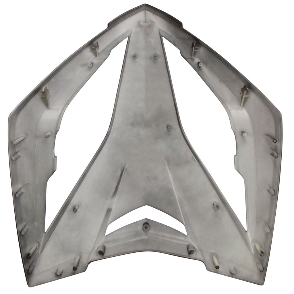 Face Panel / Headlight Housing Panel for Tao Tao Quantum 150 Scooter -Black with Red - VMC Chinese Parts