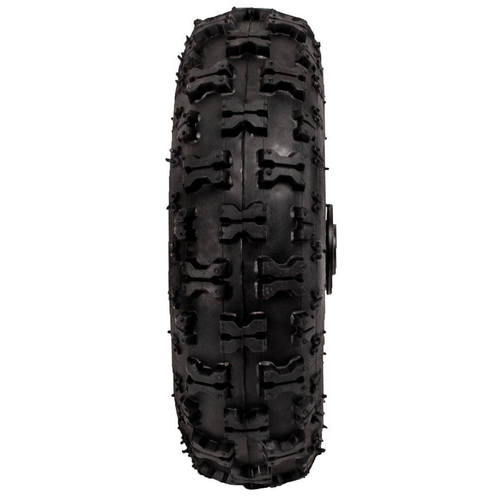 Front Tire Rim Wheel Assy 4.10x6 Tao Tao E1 350, E2 350, E1 500, E2 500 - BLACK - VMC Chinese Parts